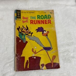 Vintage Beep Beep Road Runner Gold Key Comic Oct 1972 90189-210 Bronze Age
